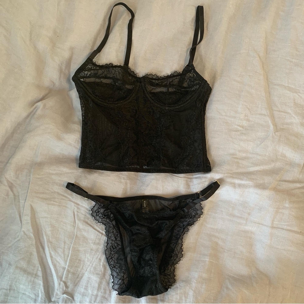 Blush Lingerie Black set